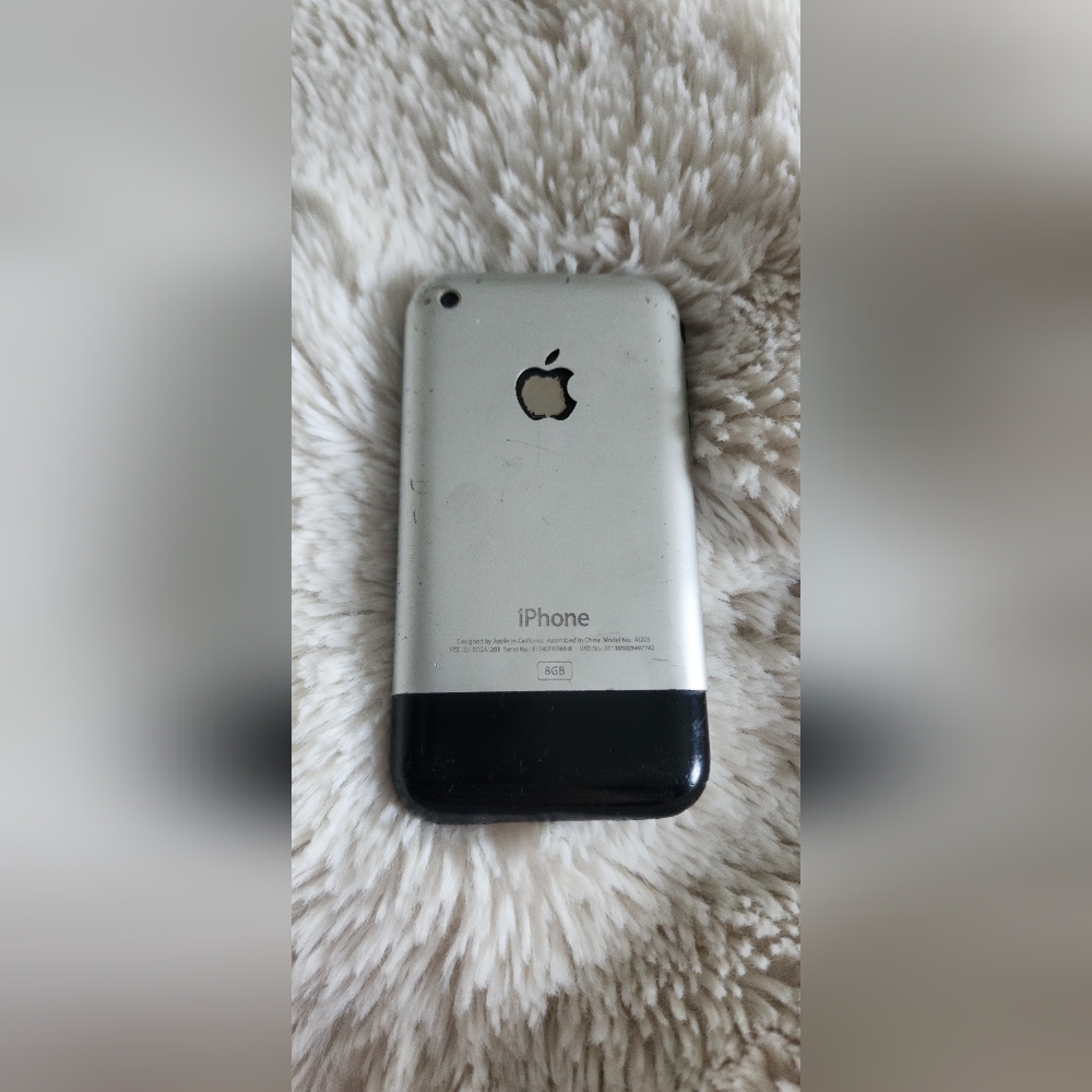 Apple iPhone Silver and Black